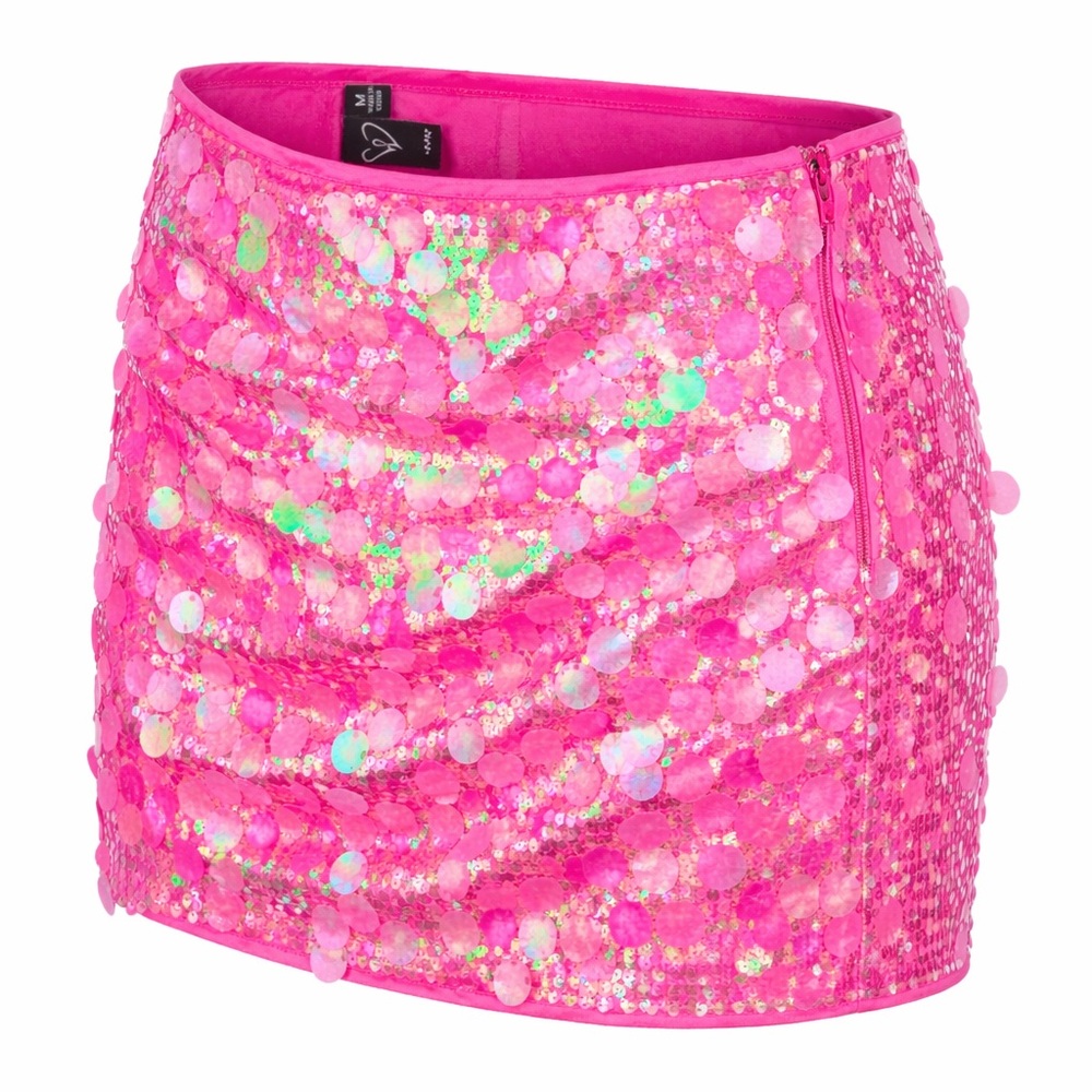Windsor Vibrant Pink Sequin Mini Skirt